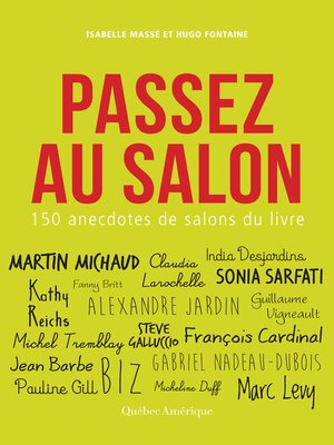 cover image of Passez au salon